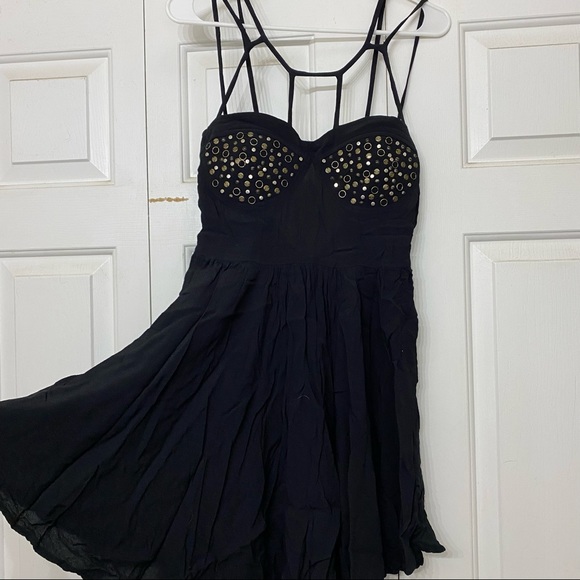Millau Dresses & Skirts - Millau | Black studded dress